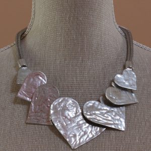 Graduated Heart Necklace