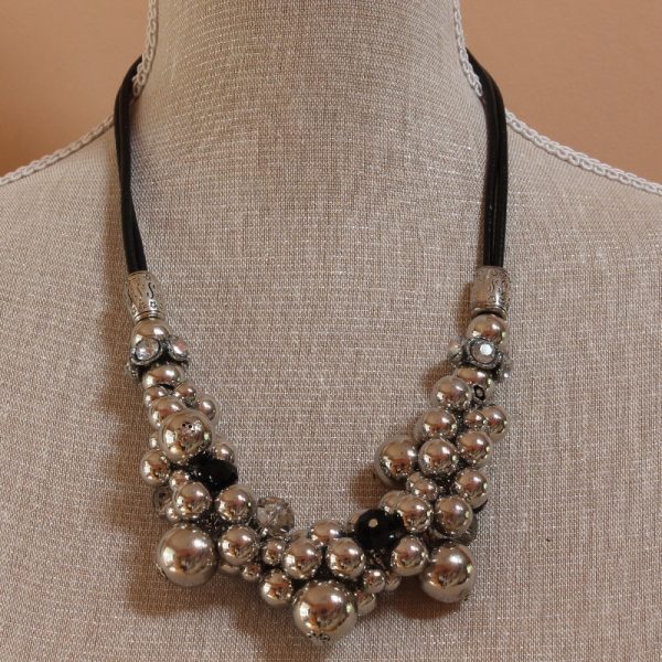 Chunky Bauble and Beads Necklace