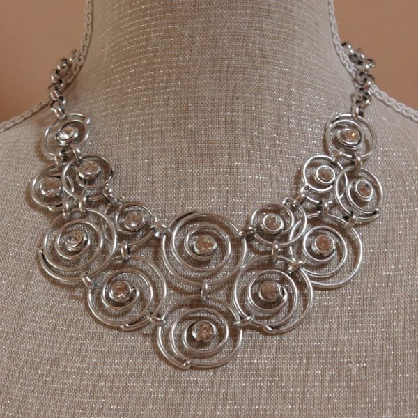 Vintage twisted spiral design necklace